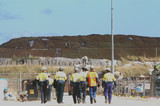 Mining Photo Stock Library - group of mine workers in full PPE walking in shows teamwork.   ( Weight: 1  New Image: NO)