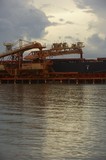 Mining Photo Stock Library - shiploader loading product into a ship at the port of a mine site. ( Weight: 1  New Image: NO)